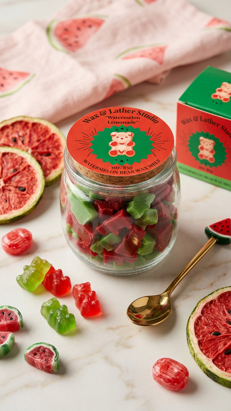 Watermelon Lemonade Bear Wax Melt