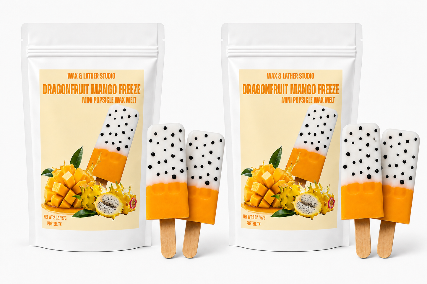 Dragonfruit Mango Freeze Mini Popsicle Wax Melt