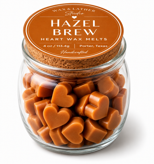 “Hazel Brew” Heart Wax Melt