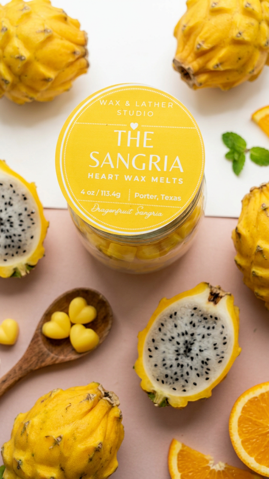 “The Sangria”  Heart Wax Melt