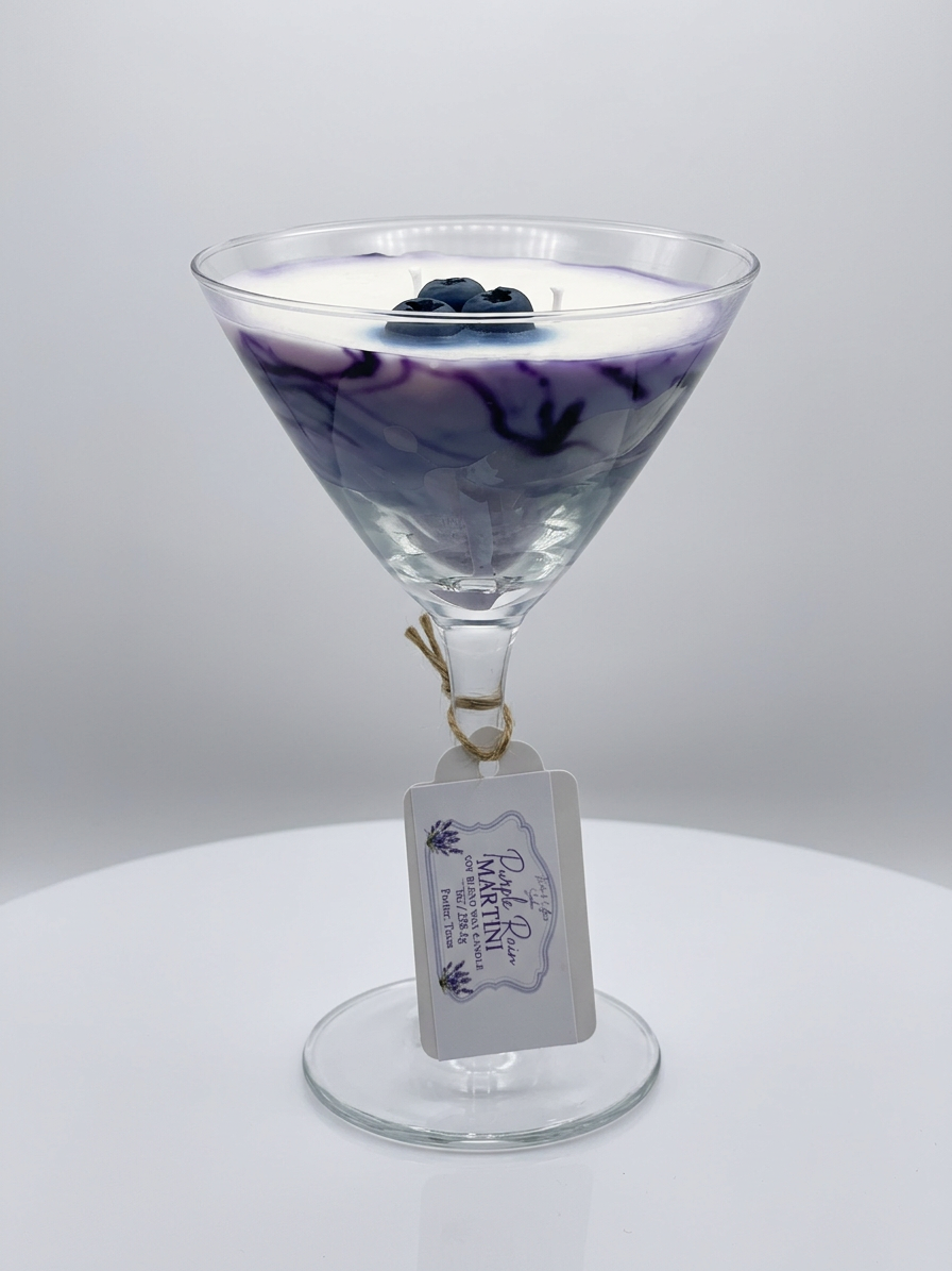 Purple Rain Martini