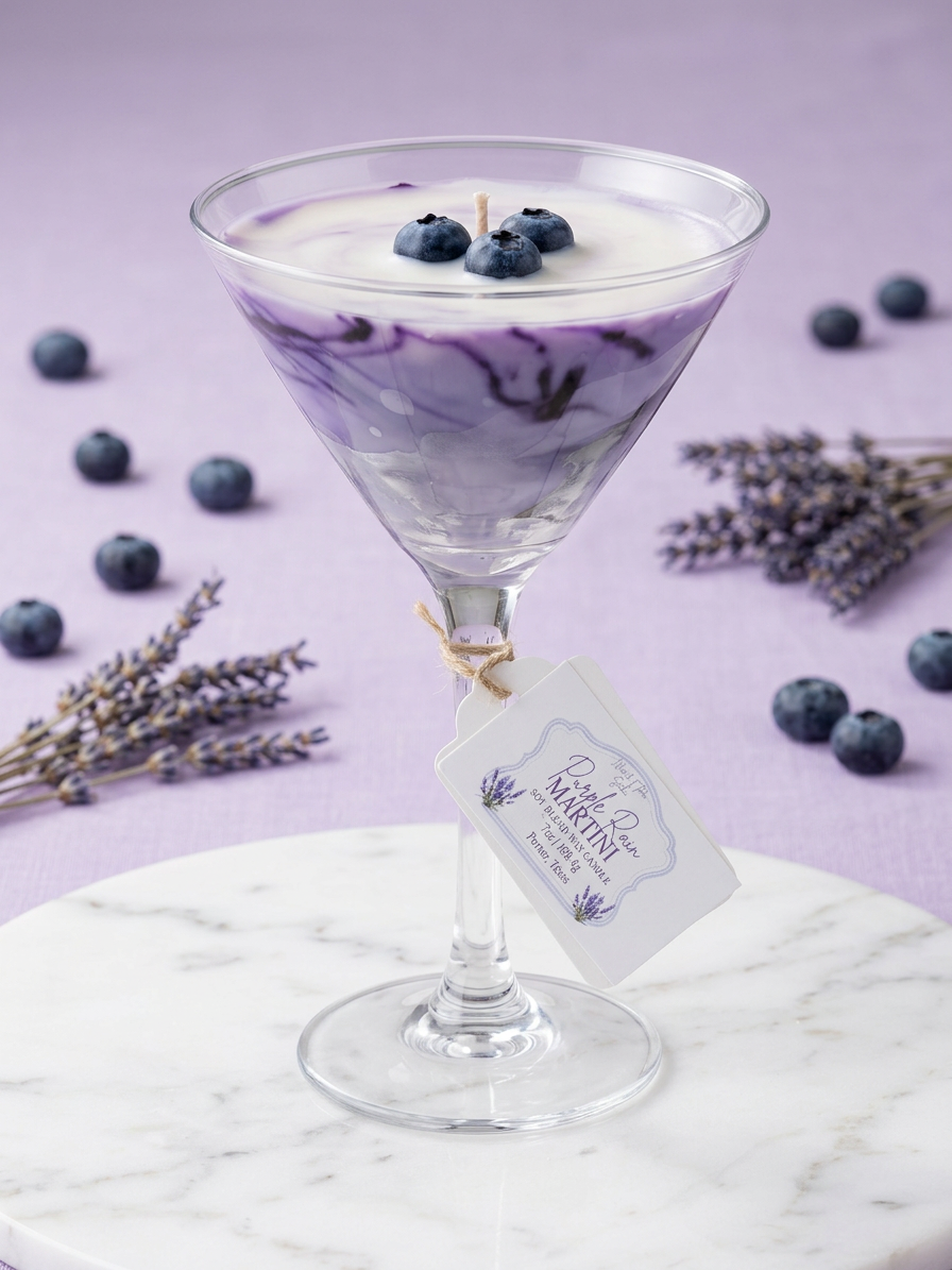 Purple Rain Martini