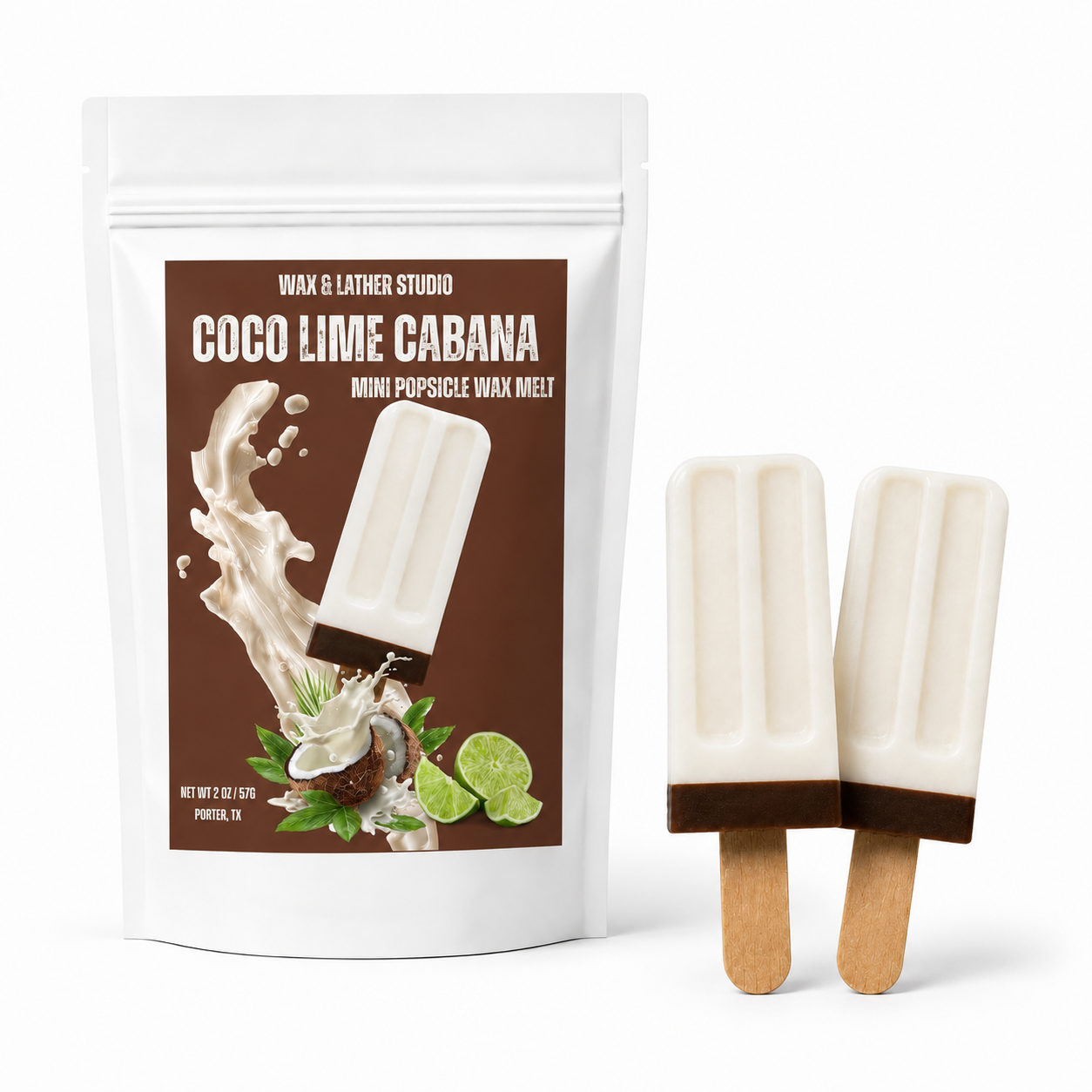 Coco Lime Cabana Mini Popsicle Wax Melts