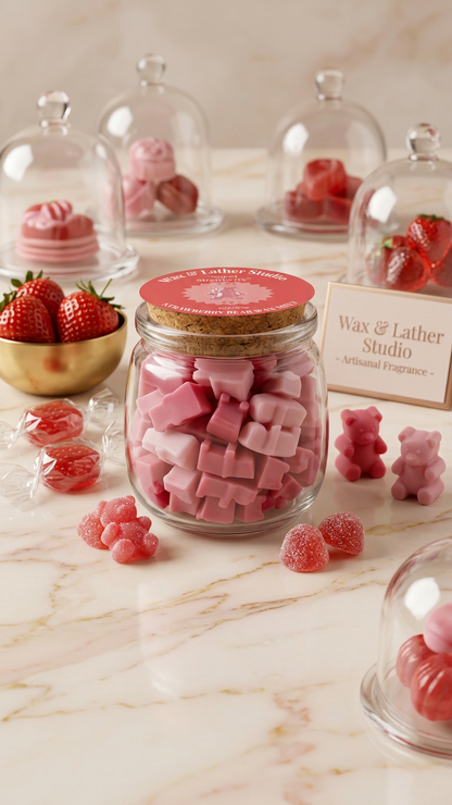 Sweet Strawberry Bear Wax Melt