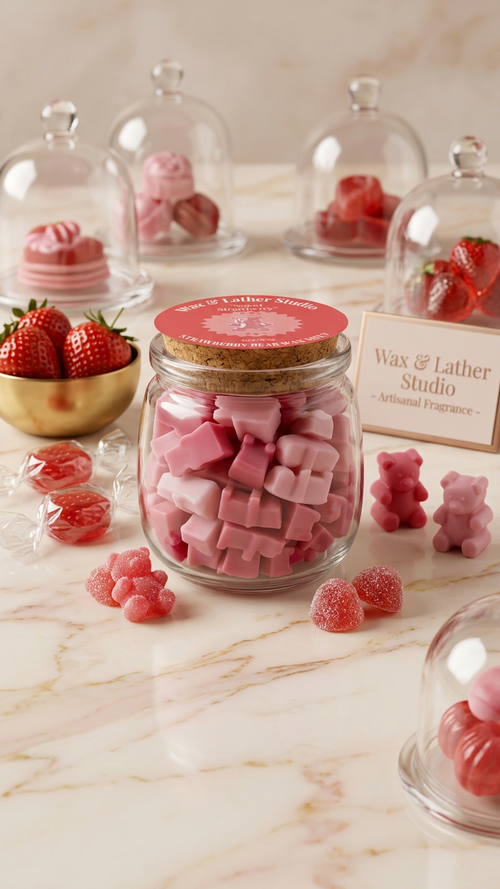 Sweet Strawberry Bear Wax Melt