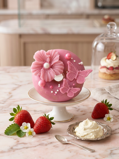 Strawberry Frosting Donut