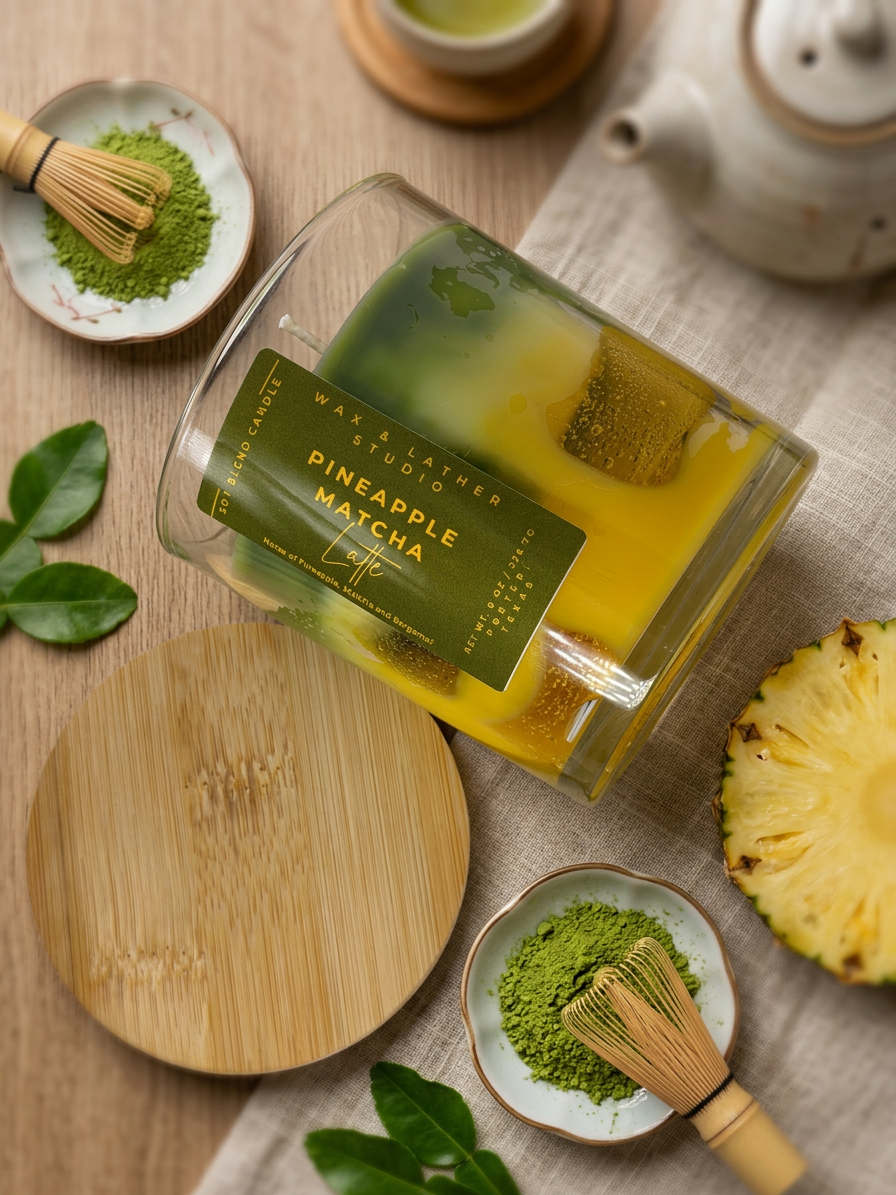 Pineapple Matcha Latte