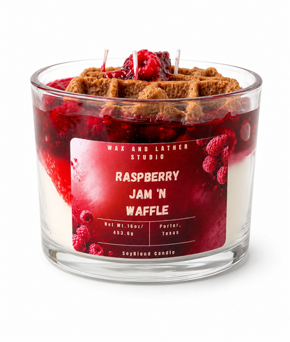 Raspberry Jam ‘N Waffle