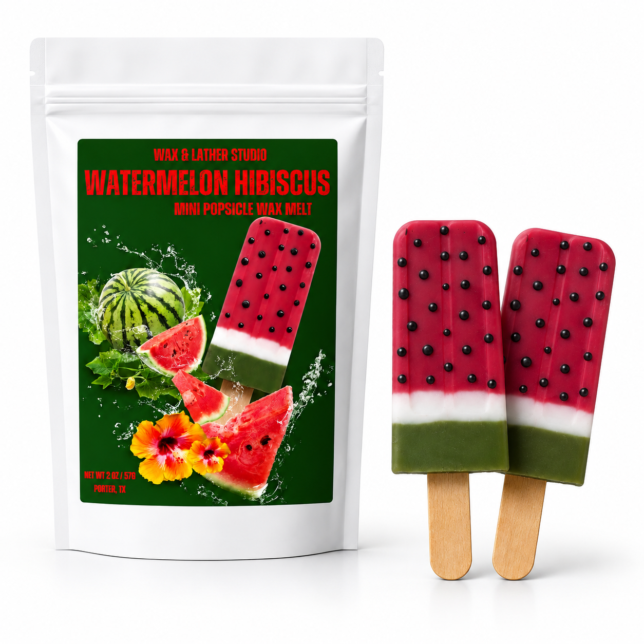 Watermelon Hibiscus Mini Popsicle Wax Melt