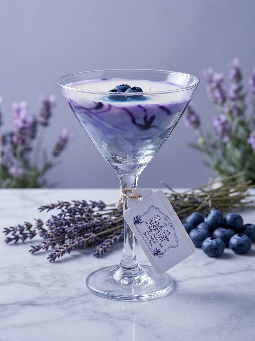 Purple Rain Martini