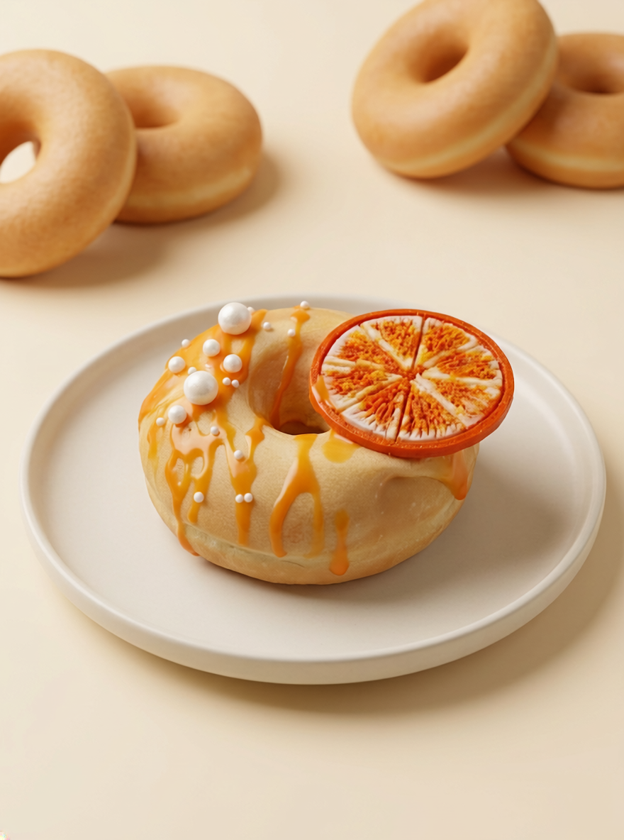 Snicker-Zest Donut