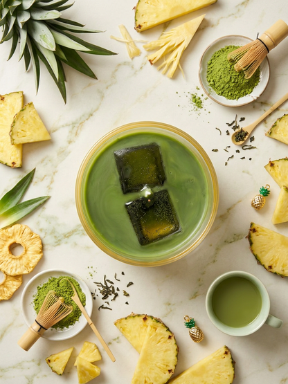 Pineapple Matcha Latte