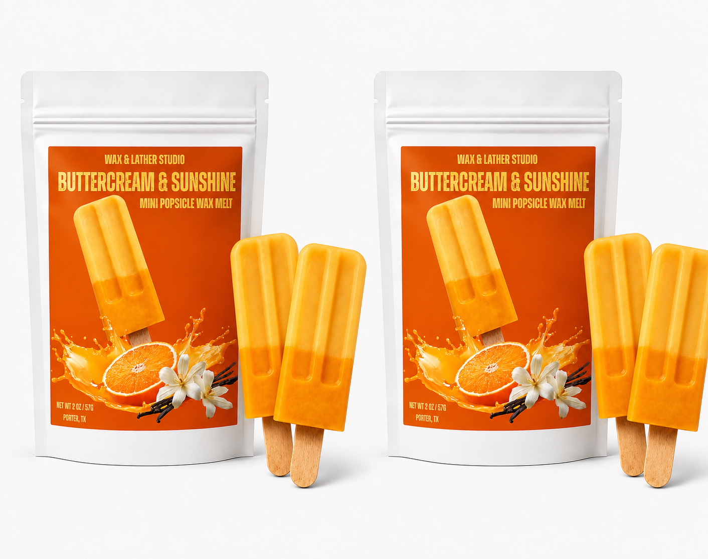 Buttercream & Sunshine Mini Popsicle Wax Melt