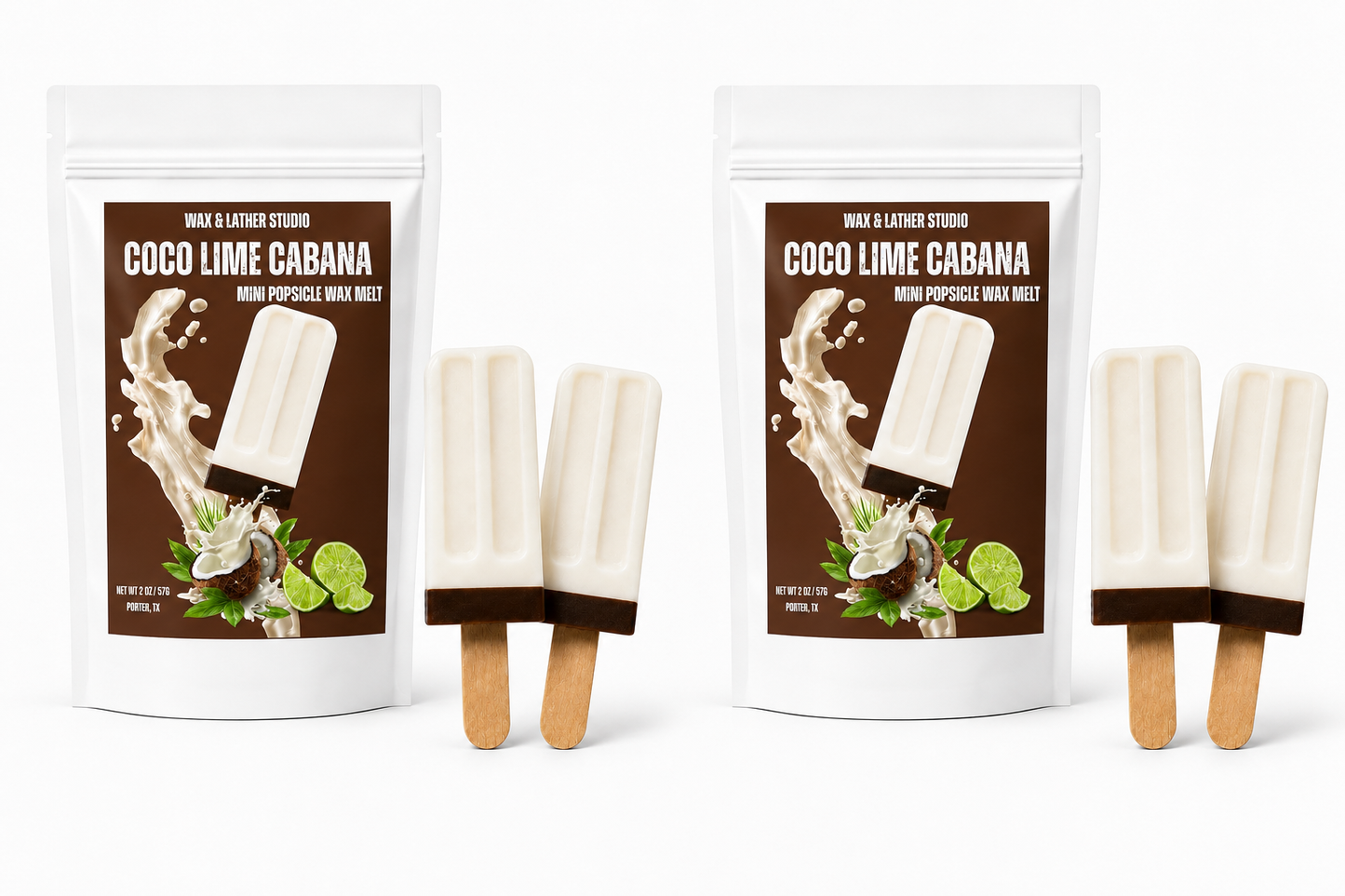 Coco Lime Cabana Mini Popsicle Wax Melts